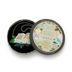 The Magic Faraway Tree Book Necklace  -  Erstwilder  -  Quirky Resin and Enamel Accessories