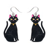 Bad Luck Charm Drop Earrings  -  Erstwilder  -  Quirky Resin and Enamel Accessories