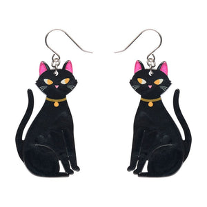 Bad Luck Charm Drop Earrings  -  Erstwilder  -  Quirky Resin and Enamel Accessories