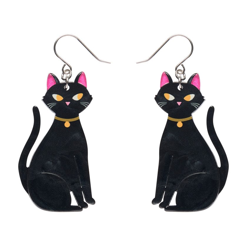 Bad Luck Charm Drop Earrings  -  Erstwilder  -  Quirky Resin and Enamel Accessories