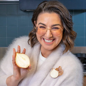 Onion Layers Brooch  -  Erstwilder  -  Quirky Resin and Enamel Accessories