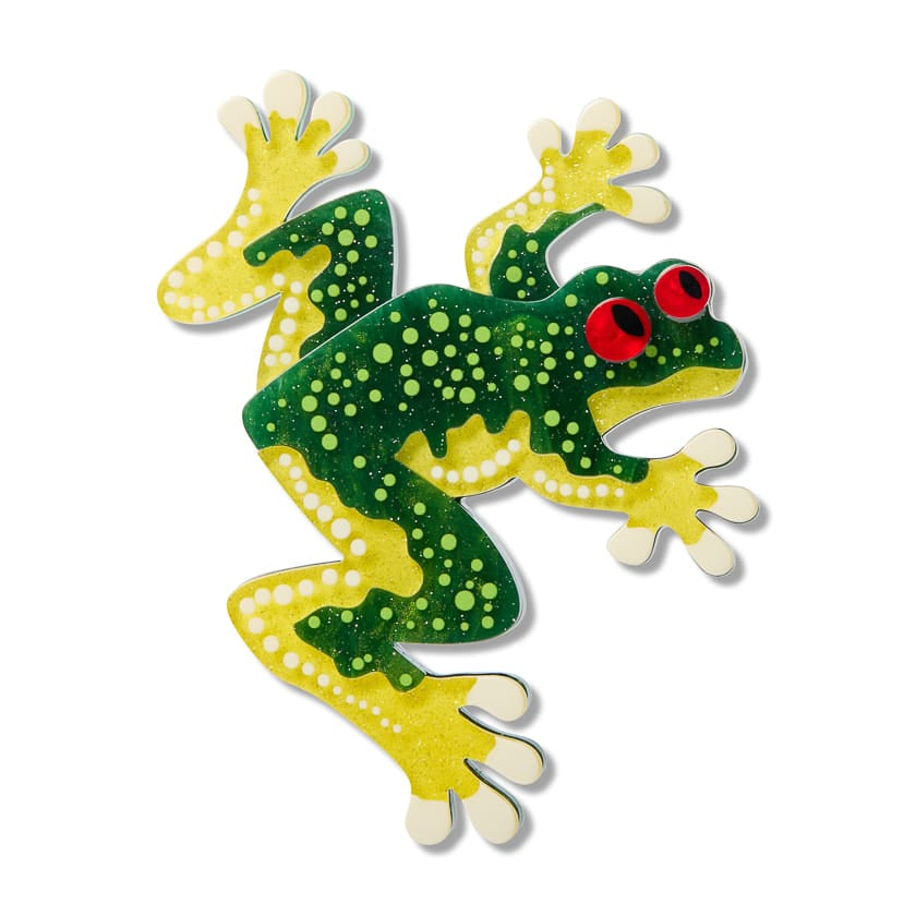 Tjawan Ritjinguthinha Brooch  -  Erstwilder  -  Quirky Resin and Enamel Accessories