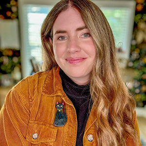 Bad Luck Charm Brooch  -  Erstwilder  -  Quirky Resin and Enamel Accessories