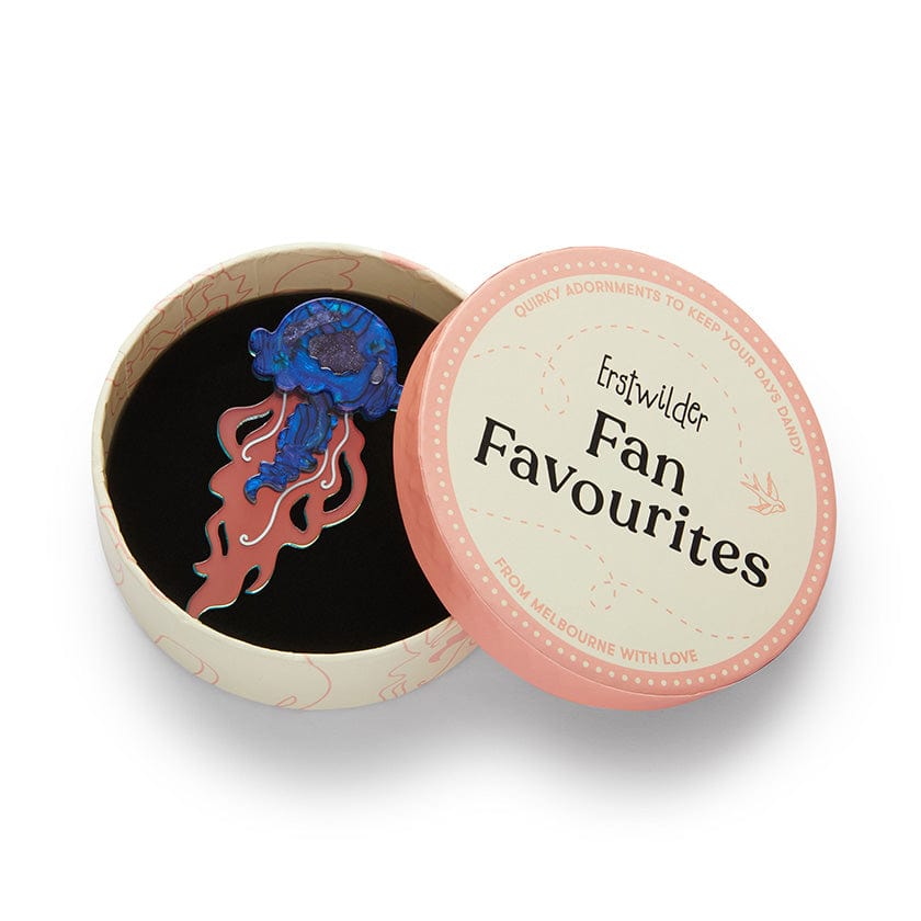 Slippin’ Under Brooch (IMPERFECT)  -  Erstwilder  -  Quirky Resin and Enamel Accessories