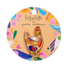 Bessie the Chicken Enamel Pin  -  Erstwilder  -  Quirky Resin and Enamel Accessories