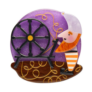 Good as Gold Brooch (IMPERFECT)  -  Erstwilder  -  Quirky Resin and Enamel Accessories