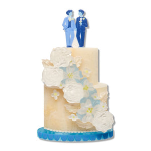 Love on Top Brooch  -  Erstwilder  -  Quirky Resin and Enamel Accessories