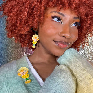 Lemon Meringue Brooch  -  Erstwilder  -  Quirky Resin and Enamel Accessories