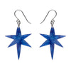 North Star Drop Earrings - Blue  -  Erstwilder Essentials  -  Quirky Resin and Enamel Accessories