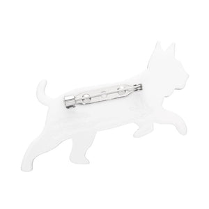 The Bohemian Bobcat Brooch  -  Erstwilder  -  Quirky Resin and Enamel Accessories