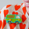 The Mystery Machine Brooch  -  Erstwilder  -  Quirky Resin and Enamel Accessories