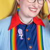 Shy Violet Brooch  -  Erstwilder  -  Quirky Resin and Enamel Accessories