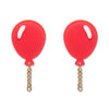 Balloons Drop Earrings – Pink  -  Erstwilder Essentials  -  Quirky Resin and Enamel Accessories