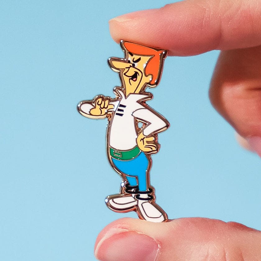 George Jetson Enamel Pin  -  Erstwilder  -  Quirky Resin and Enamel Accessories