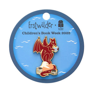 Delphi the Dragon Enamel Pin  -  Erstwilder  -  Quirky Resin and Enamel Accessories