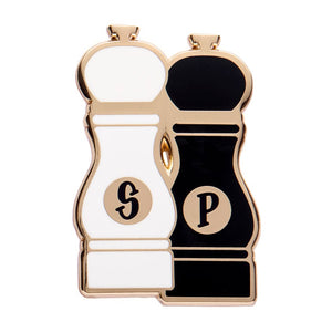 Seasoned to Perfection Enamel Pin  -  Erstwilder  -  Quirky Resin and Enamel Accessories
