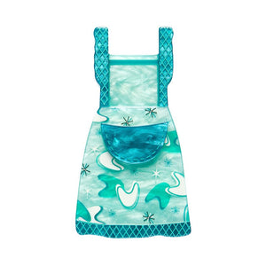 No Strings Attached Brooch - Teal (IMPERFECT)  -  Erstwilder  -  Quirky Resin and Enamel Accessories