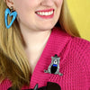 Bear With Me Brooch  -  Erstwilder  -  Quirky Resin and Enamel Accessories