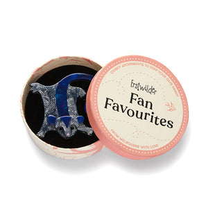 Saba Sweet Sugar Glider Brooch  -  Erstwilder  -  Quirky Resin and Enamel Accessories