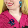 Saba Sweet Sugar Glider Brooch  -  Erstwilder  -  Quirky Resin and Enamel Accessories