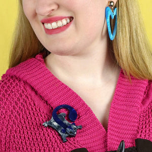 Saba Sweet Sugar Glider Brooch  -  Erstwilder  -  Quirky Resin and Enamel Accessories
