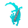 Alex The Axolotl Brooch  -  Erstwilder  -  Quirky Resin and Enamel Accessories