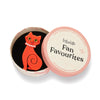 Meow at Midnight Brooch