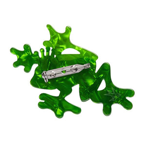 I Kissed a Prince Brooch  -  Erstwilder  -  Quirky Resin and Enamel Accessories