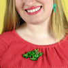 I Kissed a Prince Brooch  -  Erstwilder  -  Quirky Resin and Enamel Accessories