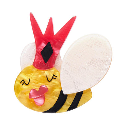Queen Bee Brooch  -  Erstwilder  -  Quirky Resin and Enamel Accessories