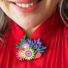 Deep Reef Corals Brooch  -  Erstwilder  -  Quirky Resin and Enamel Accessories