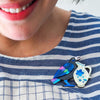 Thirsty Work Brooch