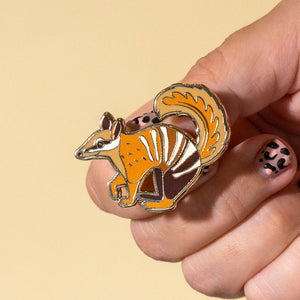 Numbat Enamel Pin  -  Erstwilder  -  Quirky Resin and Enamel Accessories