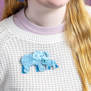 Memory of Us Brooch Pair  -  Erstwilder  -  Quirky Resin and Enamel Accessories