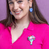 Ever After Blooms Brooch  -  Erstwilder  -  Quirky Resin and Enamel Accessories