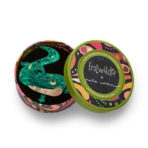 The Ancient Alligator Brooch (IMPERFECT)  -  Erstwilder  -  Quirky Resin and Enamel Accessories