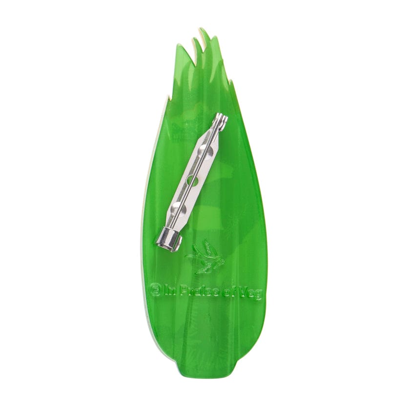 Corn to be Wild Brooch  -  Erstwilder  -  Quirky Resin and Enamel Accessories