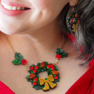 Forest Wreath Necklace  -  Erstwilder  -  Quirky Resin and Enamel Accessories