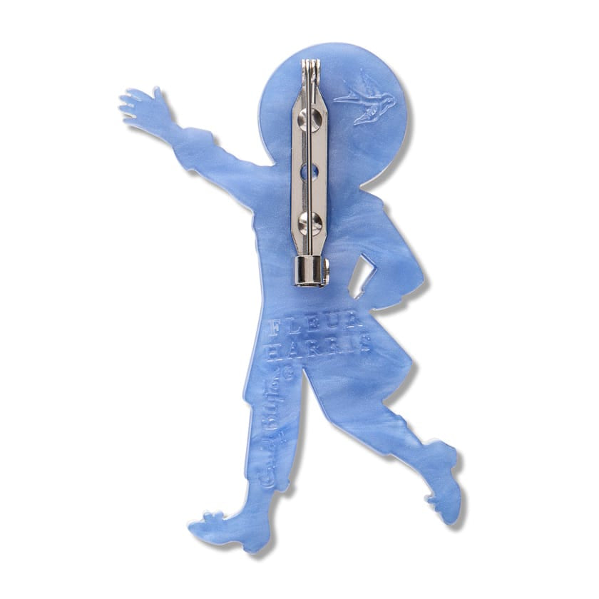 Moonface Brooch  -  Erstwilder  -  Quirky Resin and Enamel Accessories