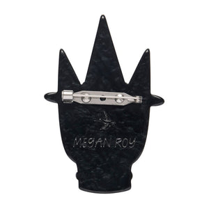 Bewitched Kitty Brooch  -  Erstwilder  -  Quirky Resin and Enamel Accessories