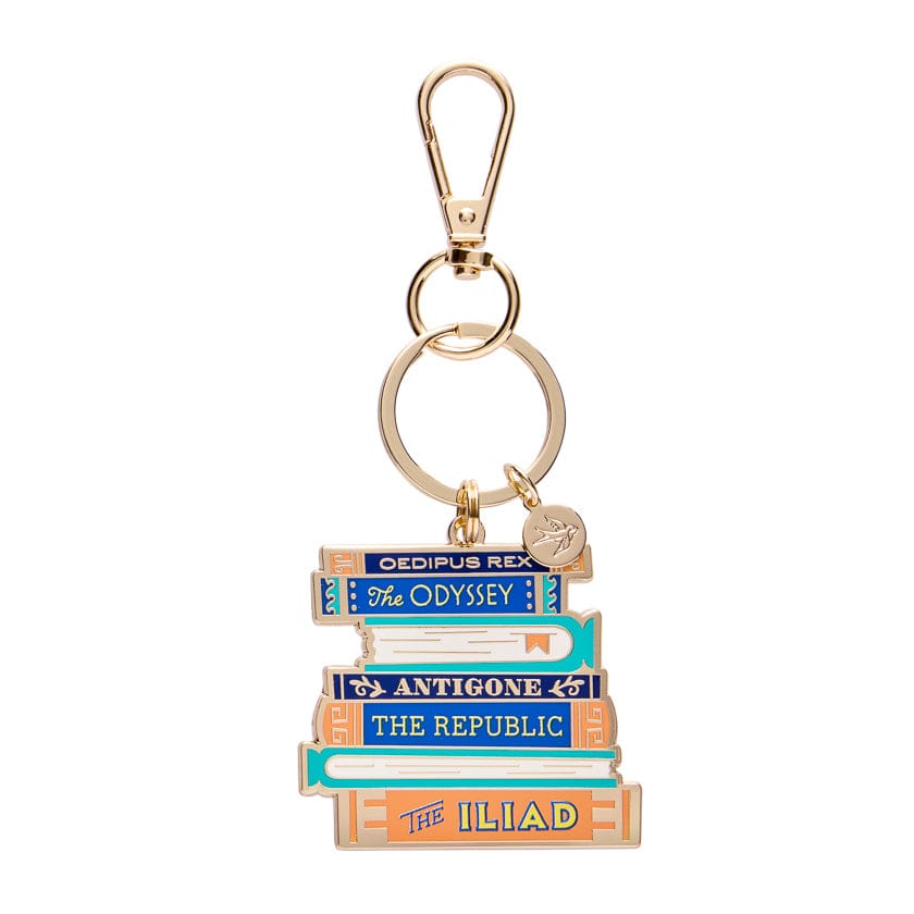 Words of the Wise Enamel Key Ring  -  Erstwilder  -  Quirky Resin and Enamel Accessories
