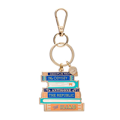 Words of the Wise Enamel Key Ring  -  Erstwilder  -  Quirky Resin and Enamel Accessories