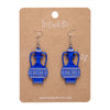 Amphora Drop Earrings - Blue  -  Erstwilder Essentials  -  Quirky Resin and Enamel Accessories