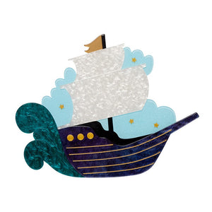 Seafarer Wall Art (IMPERFECT)  -  Erstwilder  -  Quirky Resin and Enamel Accessories
