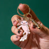 Axolotl Enamel Key Ring  -  Erstwilder  -  Quirky Resin and Enamel Accessories