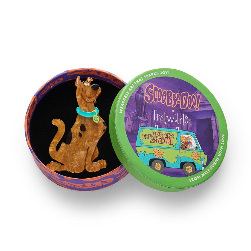 Scooby Doo Brooch  -  Erstwilder  -  Quirky Resin and Enamel Accessories