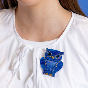 Guadeloupe the Saint Brooch  -  Erstwilder  -  Quirky Resin and Enamel Accessories