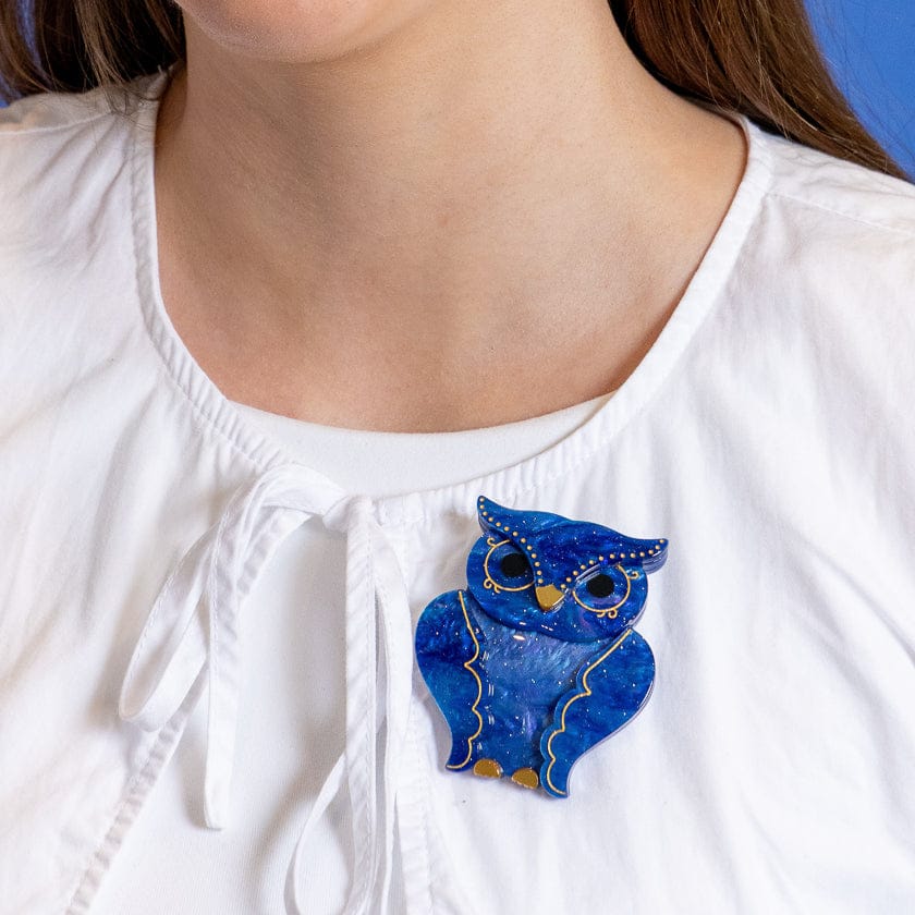 Guadeloupe the Saint Brooch  -  Erstwilder  -  Quirky Resin and Enamel Accessories