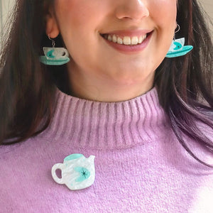 Short and Stout Brooch  -  Erstwilder  -  Quirky Resin and Enamel Accessories