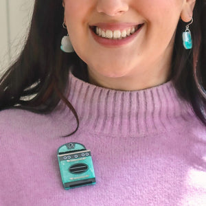 Home Cooked Meal Brooch  -  Erstwilder  -  Quirky Resin and Enamel Accessories